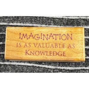Hero Arts Rubber Stamp Excellent Imagination Quote D 747